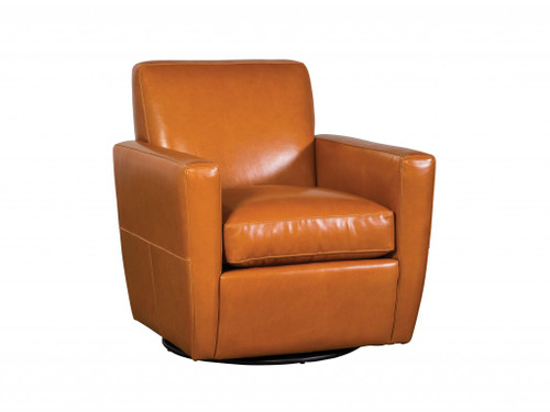 Vancouver Accent Swivel Chair, David Chase Furniture, Steamboat Springs, Colorado - Leather