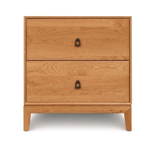 Mansfield 2 Drawer Nightstand in Cherry, David Chase Furniture, Steamboat Springs, Colorado - Head on