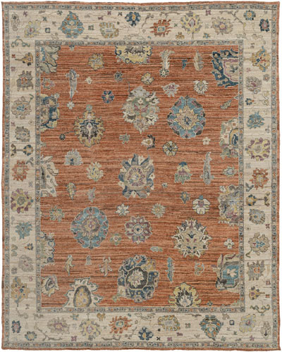 Slide MZ Natural Rust - Area Rug - David Chase Furniture