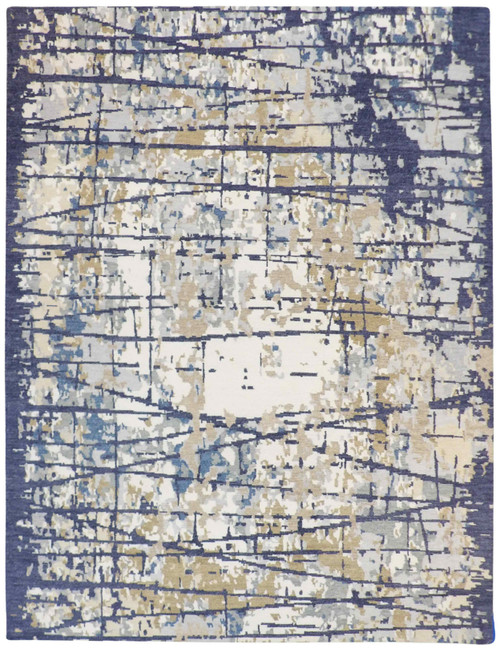 Cage PW Indigo Area Rug, David Chase Furniture, Steamboat Springs, CO - Full