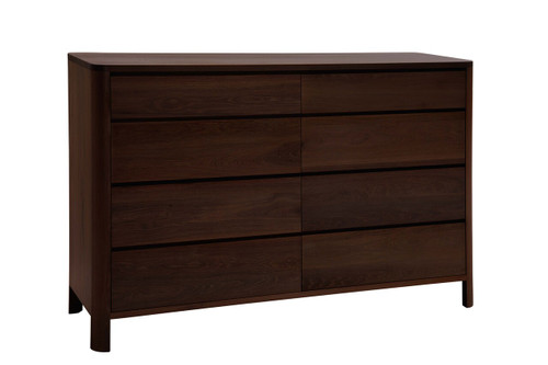 Curva 8 Drawer Dresser. David Chase Furniture, Steamboat Springs, CO - Dark wood