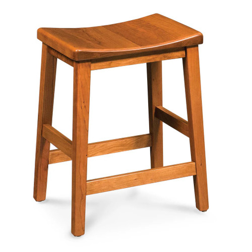 Sara Counter Stool, David Chase Furniture, Steamboat Springs, Colorado - Cherry, Amber Glow finish