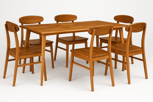 Essentials Dining Table with Errol Side Chairs, David Chase Furniture, Steamboat Springs, Colorado - Full Essentials Dining Table with Errol Side Chairs, David Chase Furniture, Steamboat Springs, Colorado - Full