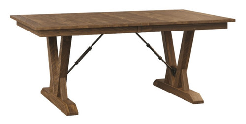 Frontier Dining Table with Rustic Urbana Side Chairs, David Chase Furniture, Steamboat Springs, Colorado - Table Frontier Dining Table with Rustic Urbana Side Chairs, David Chase Furniture, Steamboat Springs, Colorado - Table