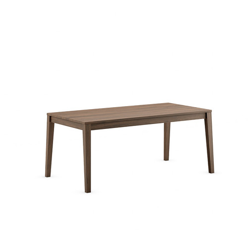 Bali walnut 35" x 60" dining table, David Chase Furniture, Steamboat Springs, Colorado - Full