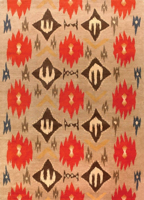 Mesa Weave - LW60A Khaki/Red Area Rug, David Chase Furniture, Steamboat Springs, CO - Full