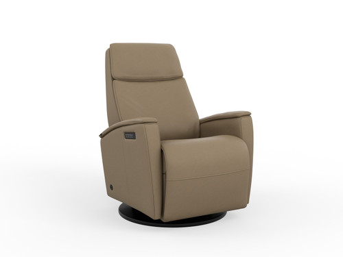 Crown Recliner, Small - Tan, David Chase Furniture, Steamboat Springs, Colorado - Full