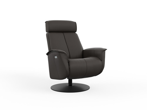 Bo Recliner, Medium - Slate, David Chase Furniture, Steamboat Springs, Colorado - Full