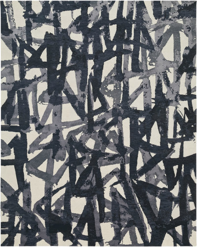 Talia Black Area Rug, David Chase Furniture, Steamboat Springs, CO - Full