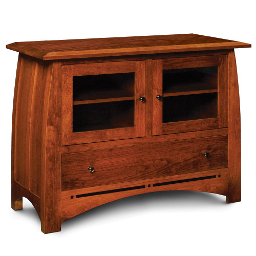 Aspen TV Stand with Inlay, 48½". David Chase Furniture, Steamboat Springs, CO - Full