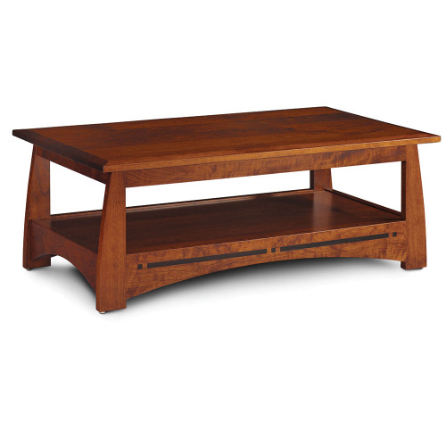 Aspen Coffee Table with Inlay. David Chase Furniture, Steamboat Springs, CO - 1