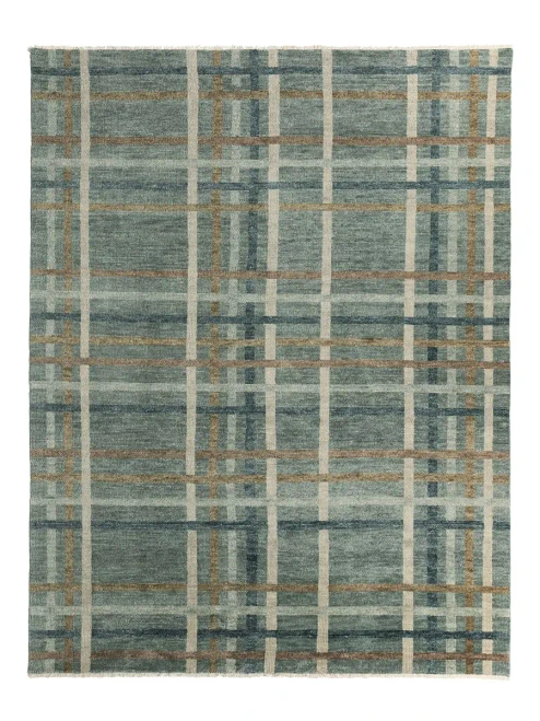 Cera - Roshell. Blue Area Rug, David Chase Furniture, Steamboat Springs, CO - Full