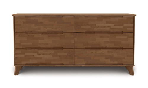 Linn 6 Drawer Dresser - Saddle Cherry