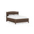 Arch Top Queen Bed with Footboard Storage with dimensions