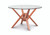 Exeter 48" Round Glass Top Table, Steamboat Springs, Colorado - Full