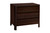 Curva 3 Drawer Nightstand. David Chase Furniture, Steamboat Springs, CO - Dark wood