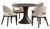 48" Round Oneida Table, David Chase Furniture, Steamboat Springs, Colorado - Set