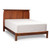 Aspen Panel Headboard with Wood Frame and Inlay. David Chase Furniture, Steamboat Springs, CO - Full