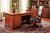 Aspen Executive Desk with Inlay. David Chase Furniture, Steamboat Springs, CO - Lifestyle 2