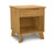 Linn 1-Drawer Nightstand - Natural Cherry