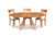 Catalina Round Extension Table, David Chase Furniture, Steamboat Springs, Colorado - Extended with Chairs Catalina Round Extension Table, David Chase Furniture, Steamboat Springs, Colorado - Extended with Chairs