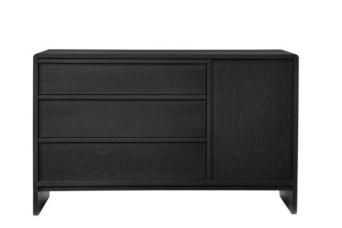 Corsa Door Dresser - Noir finish - Closed