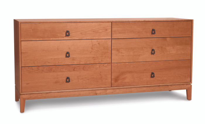 Mansfield 6 Drawer Dresser, Natural Cherry, Steamboat Springs, Colorado - Full