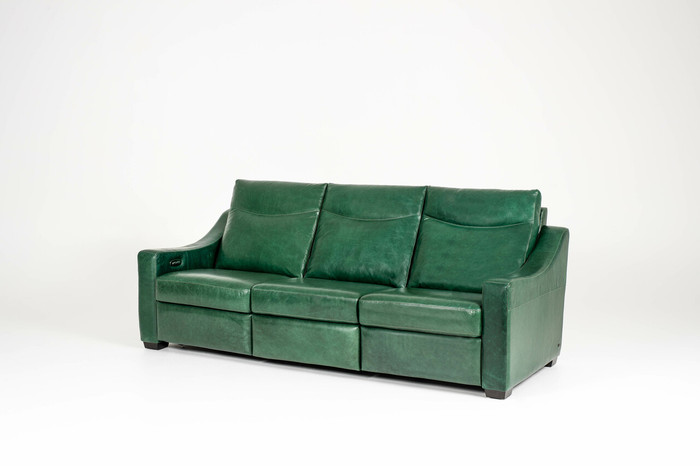 Sarasota Motion Sofa from American Leather. 45, closed