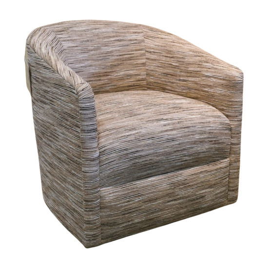 Classic Barrel Swivel Chair, David Chase Furniture, Steamboat Springs, Colorado - Full