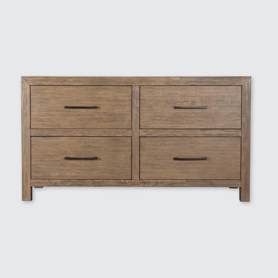 Hamilton 4-Drawer Dresser, David Chase Furniture, Steamboat Springs, Colorado - Vintage Smoke