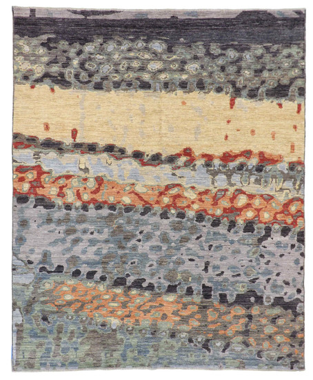 Modern Gabbeh Area Rug, David Chase Furniture, Steamboat Springs, CO - Full