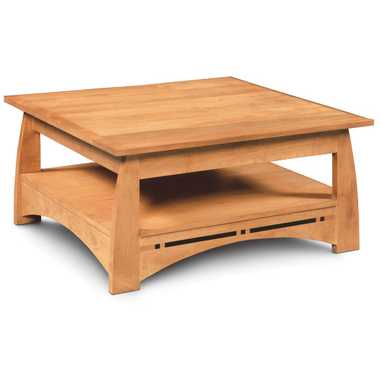 Aspen Square Coffee Table with Inlay. David Chase Furniture, Steamboat Springs, CO - Full