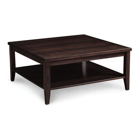 Crawford Square Coffee Table with Shelf. David Chase Furniture, Steamboat Springs, CO - Full