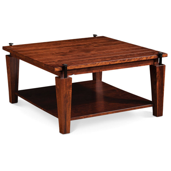 B&O Railroad© Spike Square Coffee Table. David Chase Furniture, Steamboat Springs, CO - Full