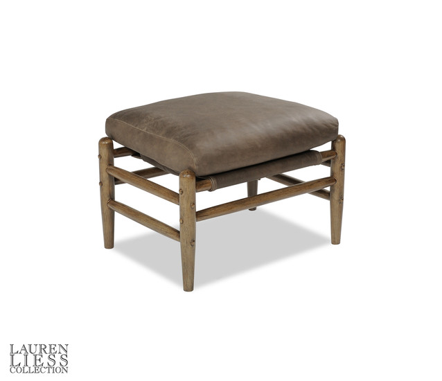 Era Leather Ottoman. David Chase Furniture, Steamboat Springs, CO - Full