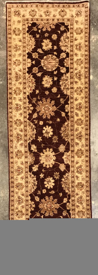 Closeout rug. Burgundy with gold border. Hand made area rug, 100% wool. Made in Pakistan.