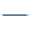 A HB pencil with a blue outer casing and a standard sharpened tip.