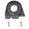 GPM Alum Motor Mount Plate w/ Heat Sink Fins (3Pcs) Set Black : TRX-4 / TRX-6