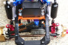 GPM Racing Aluminum Adjustable Front C Hub (1Pr) Set Blue : TRX-4 / TRX-6