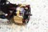 GPM Brass Pendulum Whl Knuckle Axle Weight +9mm Hex Adapter Red : TRX-4 / TRX-6