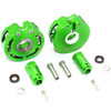 GPM Alum Pendulum Wheel Knuckle Axle Weight +21mm Hex Adapter Green : TRX-4 /TRX-6