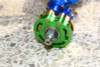 GPM Brass Pendulum Whl Knuckle Axle Weight + 23mm Hex Adapter Blue : TRX-4 / TRX-6