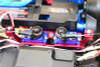 GPM Alum Front & Rear Gear Box 2-Speed Diff Lock Servo Mount Blue : TRX-4