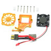 GPM Aluminum Motor Cooling Fan w/ Easy Switch (12Pcs) Set Orange : TRX-4 / TRX-6