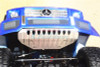 GPM Racing Aluminum Front Bumper + Skid Plate (5Pcs) Set Silver : TRX-4 / TRX-6