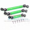 GPM Steel+Aluminium Front + Center + Rear CVD Drive Shaft Green : TRX-6