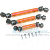 GPM Steel+Aluminium Front + Center + Rear CVD Drive Shaft Orange : TRX-6
