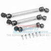 GPM Steel+Aluminium Front + Center + Rear CVD Drive Shaft Silver : TRX-6