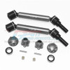 GPM Harden Steel+Alum Frt /Rear Adj. CVD Drive Shaft+Hex Adpt+Whl Lck GS : Maxx