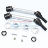 GPM Harden Steel+Alum Frt /Rear Adj. CVD Drive Shaft+Hex Adpt+Whl Lck Slv : Maxx